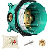 01850181 Universal 3/4" Rough-In Shower Valve with Service Stops, Compatible with Hansgrohe Concealed Shower, Tub and Thermostatic Trim Sets – Replacement for HG iBox 01850181