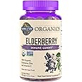 Garden of Life Organics Elderberry Gummies for Adults & Kids - Immune Support Supplement with Organic Fruit, Herbal Blend, El