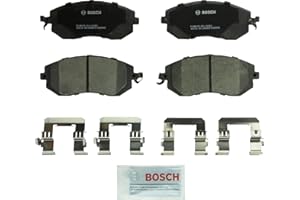 BOSCH BC1539 QuietCast Premium Ceramic Disc Brake Pad Set - Compatible with Select Scion FR-S; Subaru BRZ, Crosstrek, XV Crosstrek, Forester, Impreza, Legacy, Outback; Toyota 86; FRONT