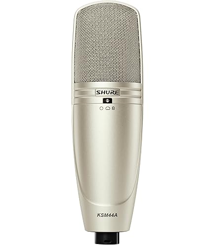 Amazon.com: Shure KSM42 Cardioid Condenser Microphone - Large Dual