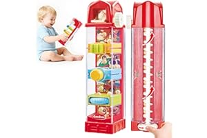 CuteZone Farm Egg Drop Toy for Toddlers 2-4, Montessori Toy for 2 Year Olds, Fine Motor Activity, Cause and Effect Learning, 