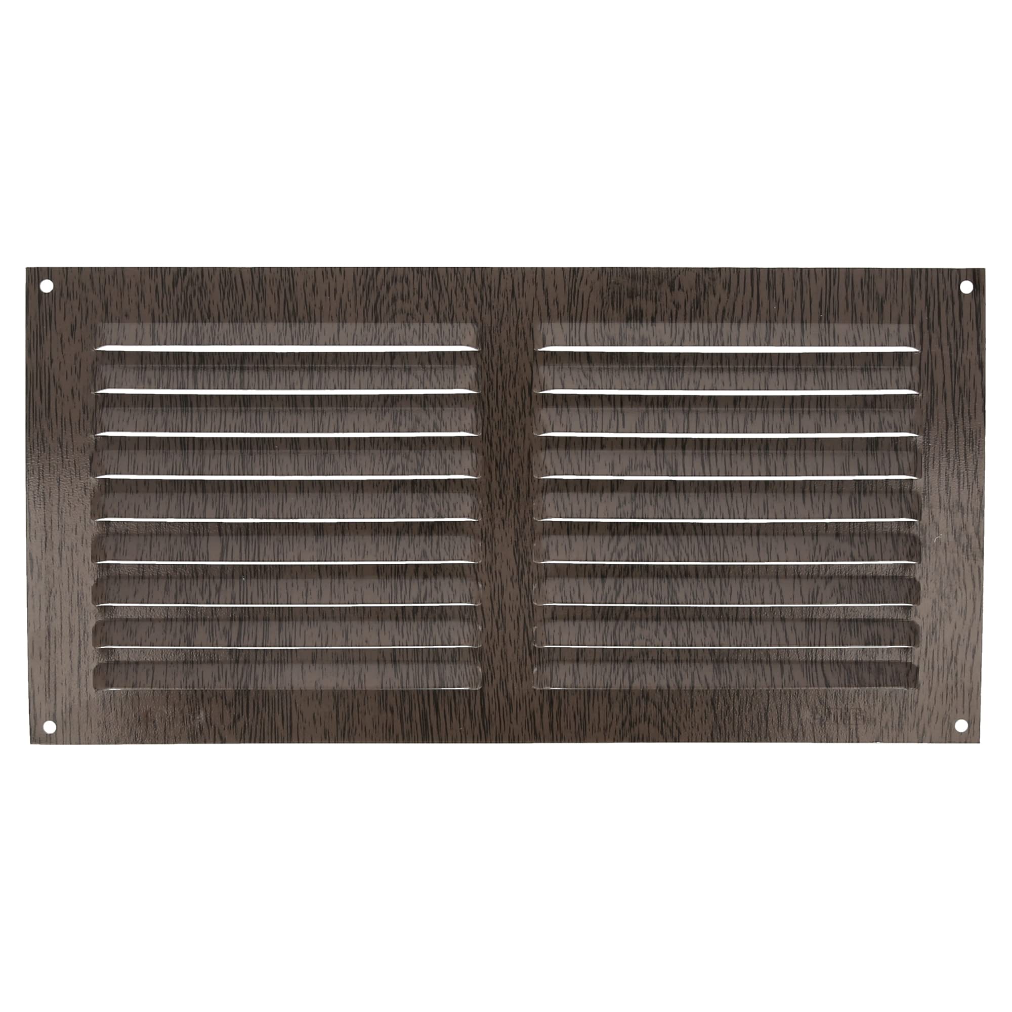 Amig - Rectangular Aluminium Ventilation Grille | Ventilation Grille for Air Outlets | Ideal for Kitchen and Bathroom Ceilings | Dimensions: 150 x 300 mm | Colour: Wenge