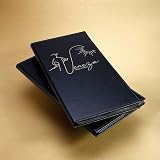 Premium Leather Restaurant Bill Folder Check Presenter Menu Holder Bill view 4