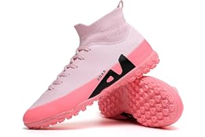 tevzolpa Soccer Cleats for Kids Turf Soccer Shoes Indoor Boys Girls Football Shoes Youth TF AG Artificial Ground Trainning Athletic Sneakers Outdoor