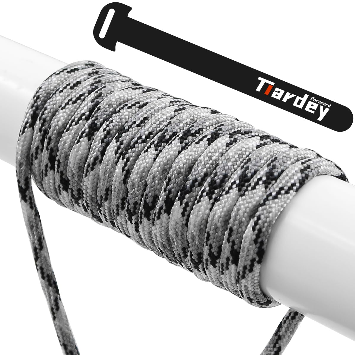 Tiardey PPF-072 Paracord 4mm 100ft (31m) 7 Core Strand,Tear-resistant,Nylon Cord,Mil Spec Type III Paracord,Holds up to 250kg for Outdoor Survival Camping