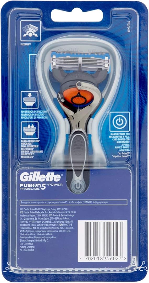 Gillette Fusion Proglide Power - Maquinilla de afeitar para hombre ...