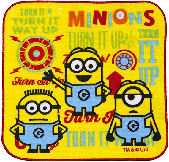 Amazon Co Jp ミニオンズ タオルハンカチ キャラクター ミニタオル 男の子 女の子 ボーイズ ガールズ 通園 通学 景品 xサイズ ミニオンズ D柄 服 ファッション小物