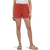 KUT from The Kloth Womens Katana High-Rise Shorts Drawstring with Porkchop Pockets