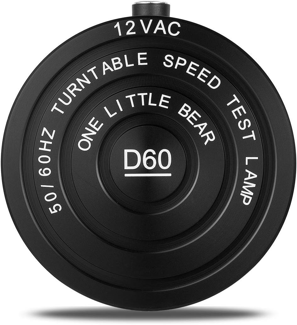 Nobsound 50/60Hz Stroboscopic Speed Strobe Light + Tachometer Disc for