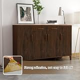 Abyssaly Wood Effect Vinyl Wrap 40x300cm Self Adhesive Dark Brown Oak view 2