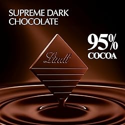 Lindt EXCELLENCE 95% Cocoa Dark Chocolate Bar, Dark