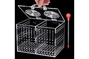 Magnet Acclimation Box for Saltwater Fish Quarantine Aquarium Isolation Box for Aquarium Fish Anemone Reef Coral