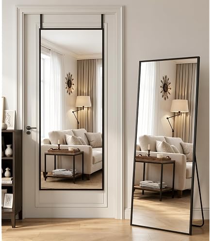 Amazon.com: SCWF-GZ 57x20 Full Length Mirror Over The Door Hanging