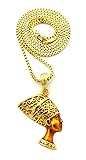 Crown Egyptian Queen Nefertiti Pendant with