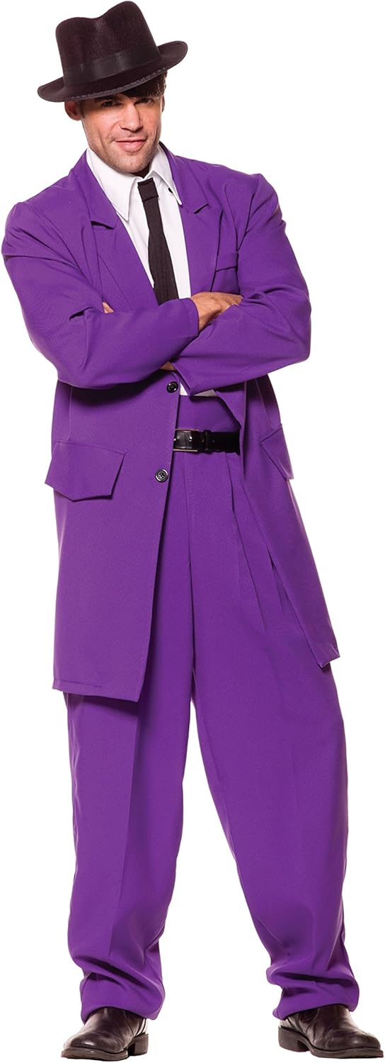 UNDERWRAPS Costumes Men's Zoot Suit Mobster Costume Multi One Size