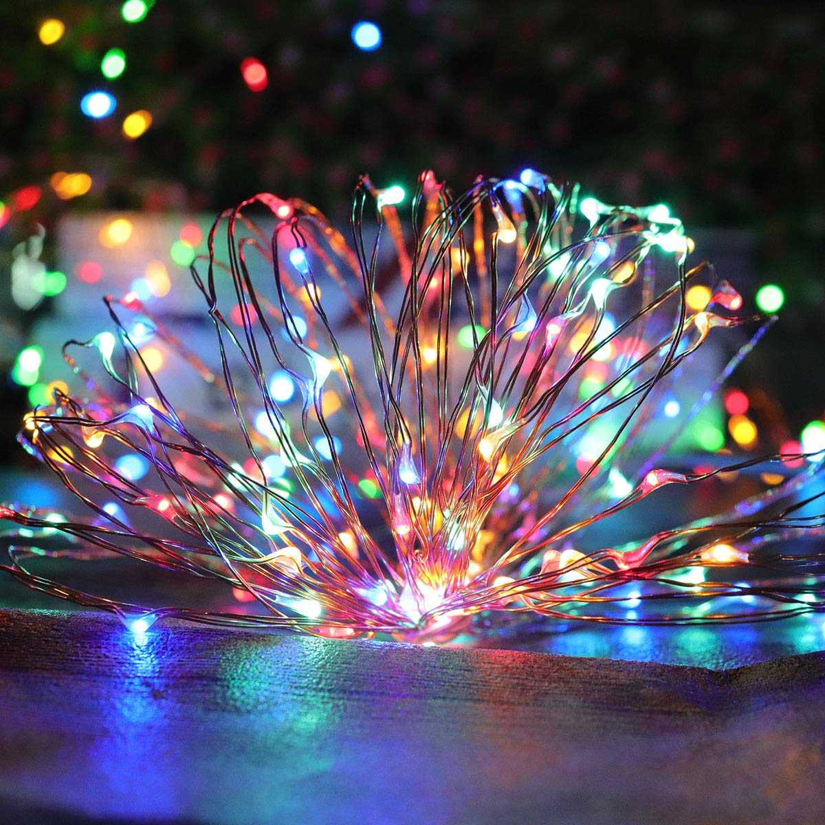 Solar Copper String Lights