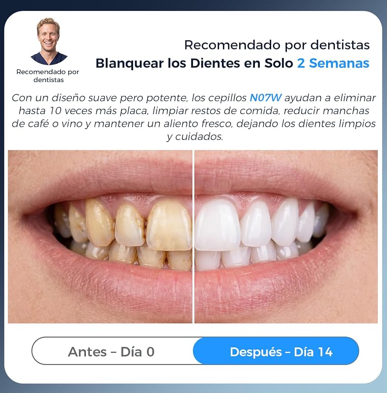 Cepillo de Dientes Eléctrico de Rotación para Adultos Niños, Rosa