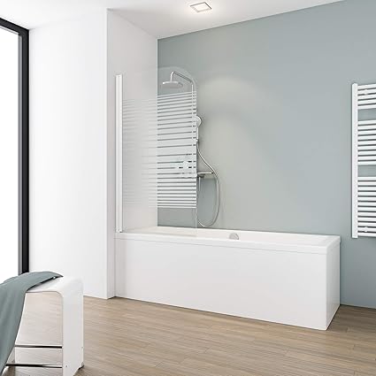 115x140 Cm Schulte 4061554000430 Pare Baignoire Rabattable Verre Transparent Paroi De Baignoire Reversible Profile Blanc 2 Volets Pivotants Cuisines Et Salles De Bain Douches Et Composants De Douche Kendalfloral Com