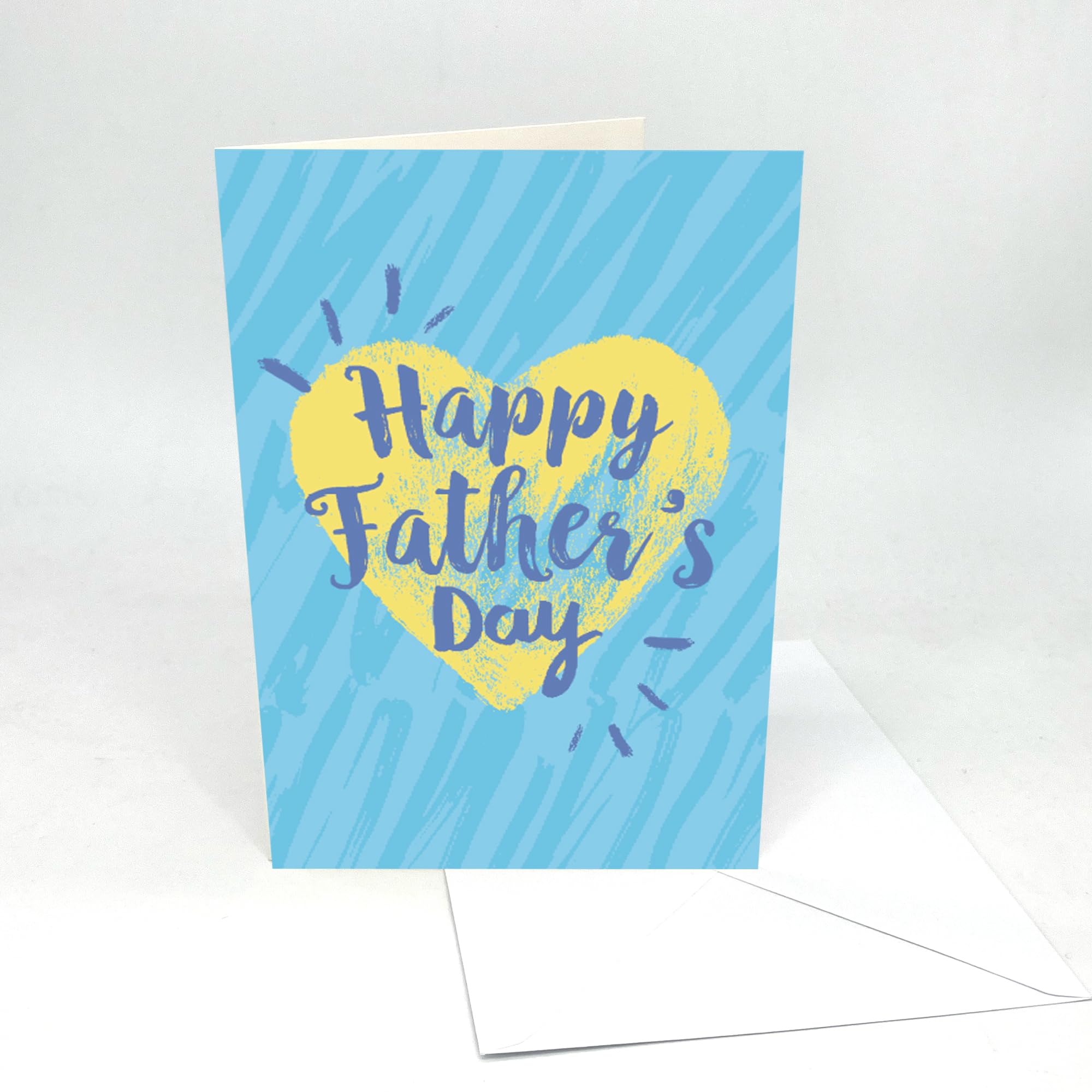 Recordable A5 Father's Day Audio Cards. Father's Heart Cover - AL2240. 30 second audio. Pulley activated. Immediate dispatch- AF2244