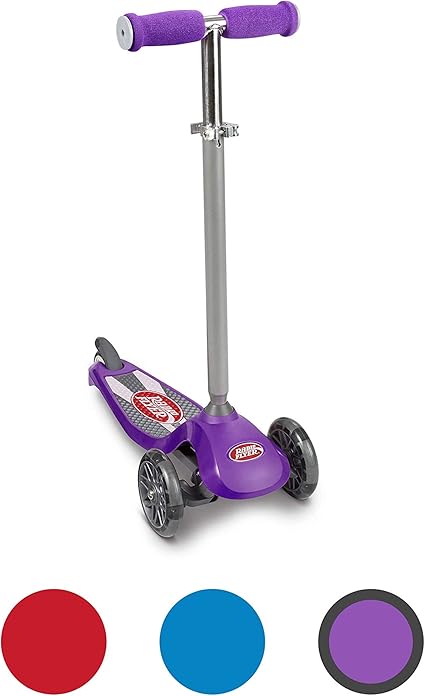 purple kids scooter