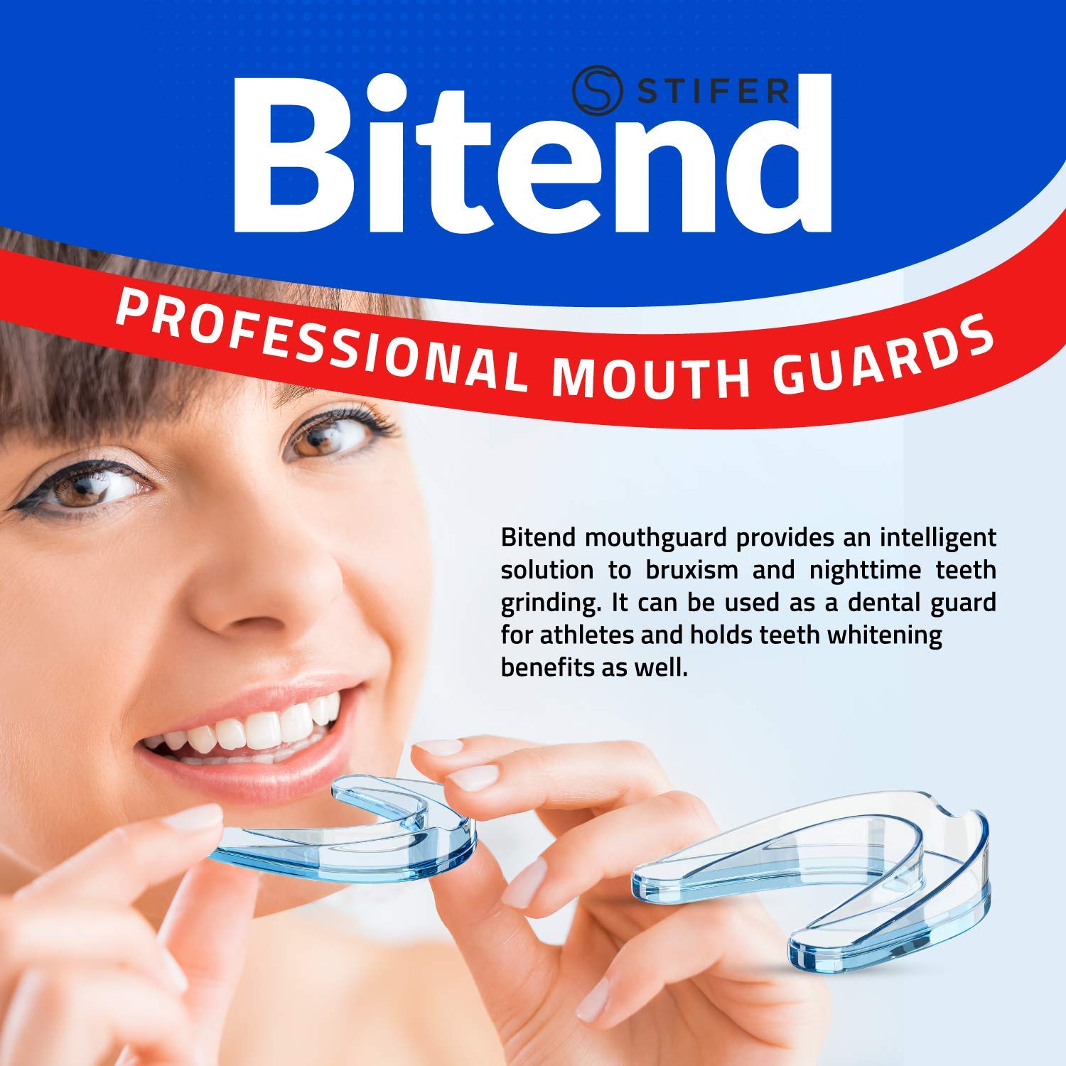 Professional Mouth Guards- Night Guard For Teeth Grinding- Teeth Whitening Mouth Guards- Bruxism Protection Dental Mouth Guard- BPA Free Night/Sports Mouth Guard- Smart Dental Teeth Guard by Stifer : Beauty