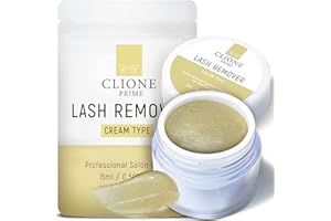 CLIONE PRIME Eyelash Extension Remover Cream - 15gm, No Eyelids Burning/Irritation, Formaldehyde-Free, Unscented