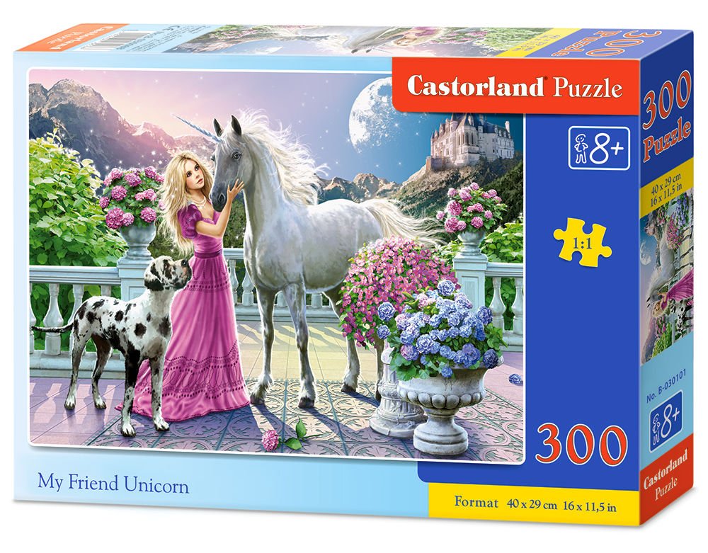 Castorland "My Friend Unicorn Jigsaw Premium Puzzle (300-Piece, Multi-Colour)