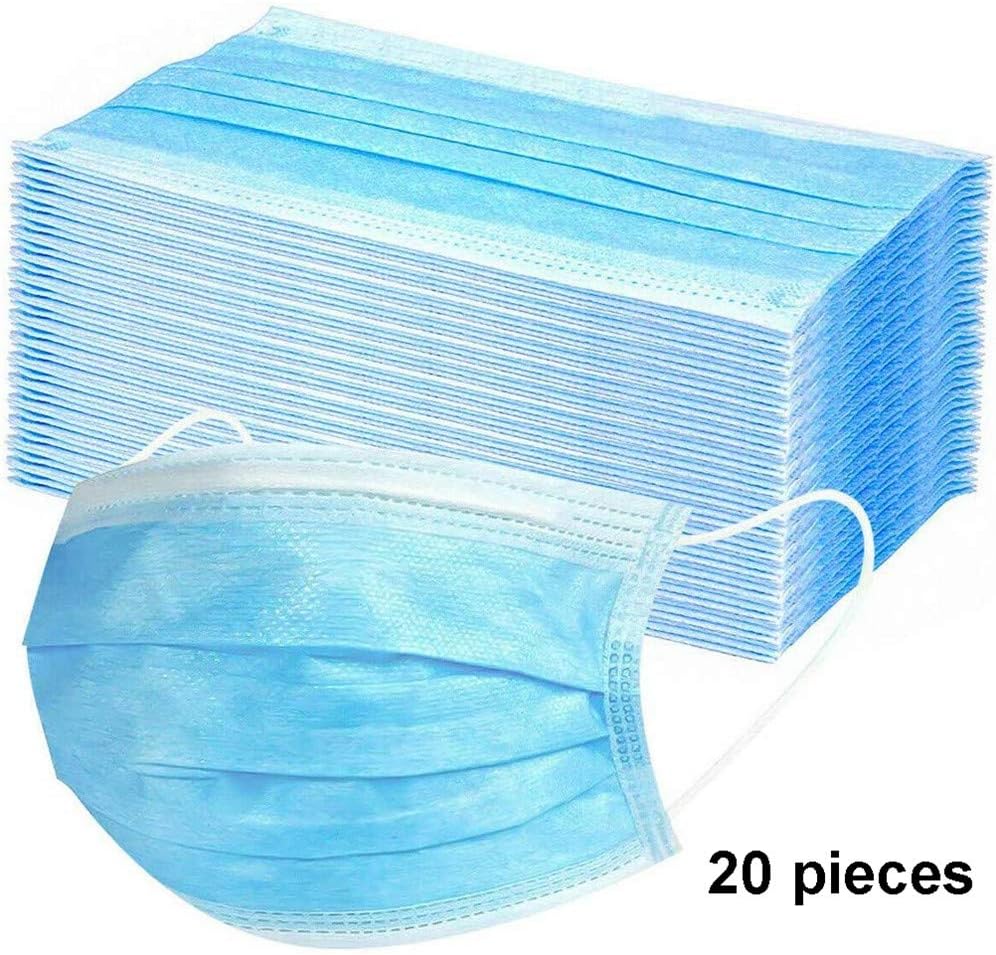 Anti Bacteria Ma-sk, Mǎsks for Córonavǐrus, Medical Face M-A-S-K-Polypropylene Surgical M-A-R-K-S Medical Standard Breathing Protection Sealed Bag Hygienic Face M-A-R-K-S,20pcs