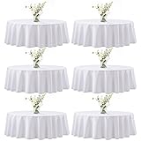 joybest 6 Pack Round Tablecloths - 60 Inches in