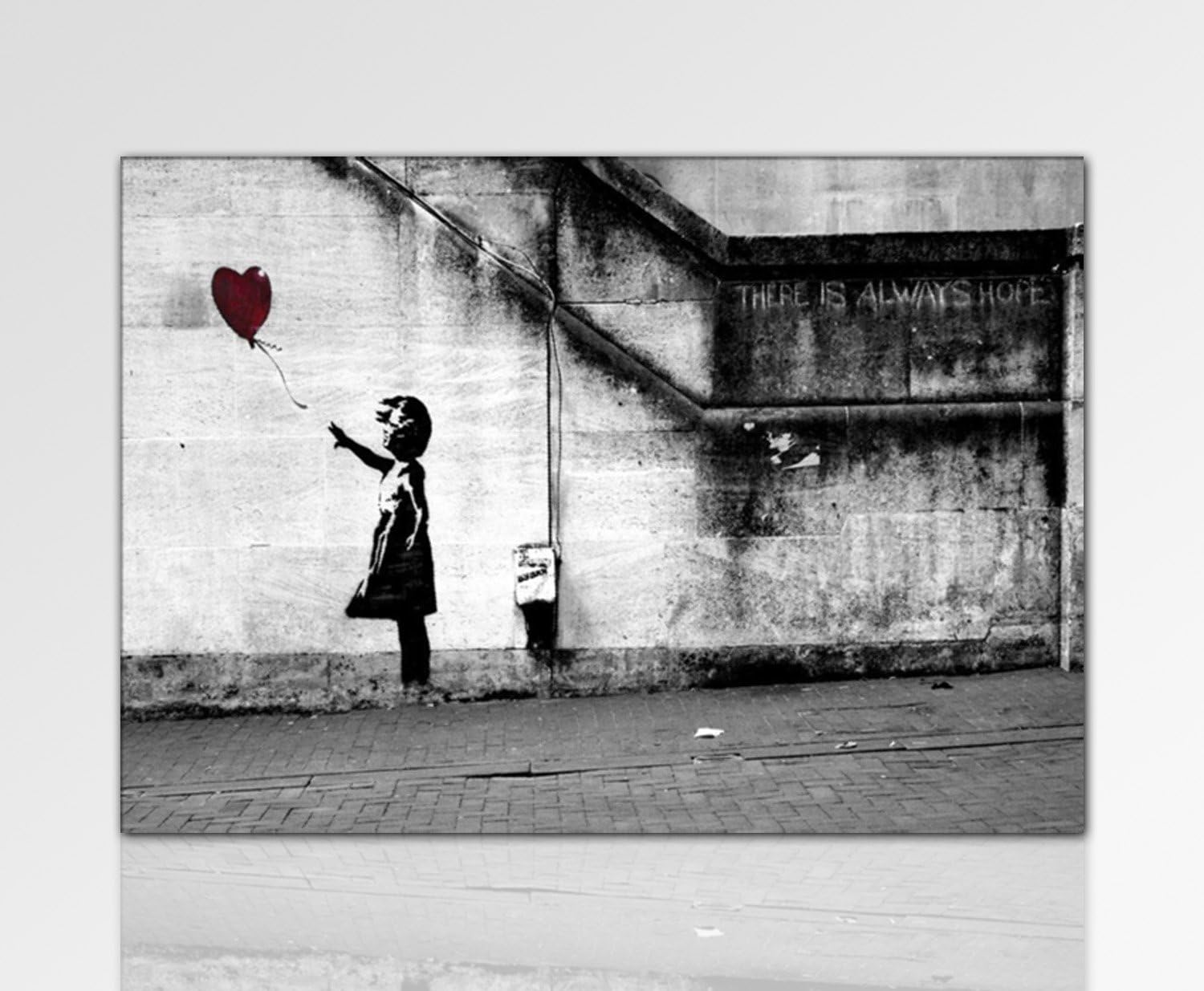 Tableau Salon 50x70 Moderne Impression Sur Toile Rue Graffiti Mur Murale Image Tableau Tableau Toile Déco Murale