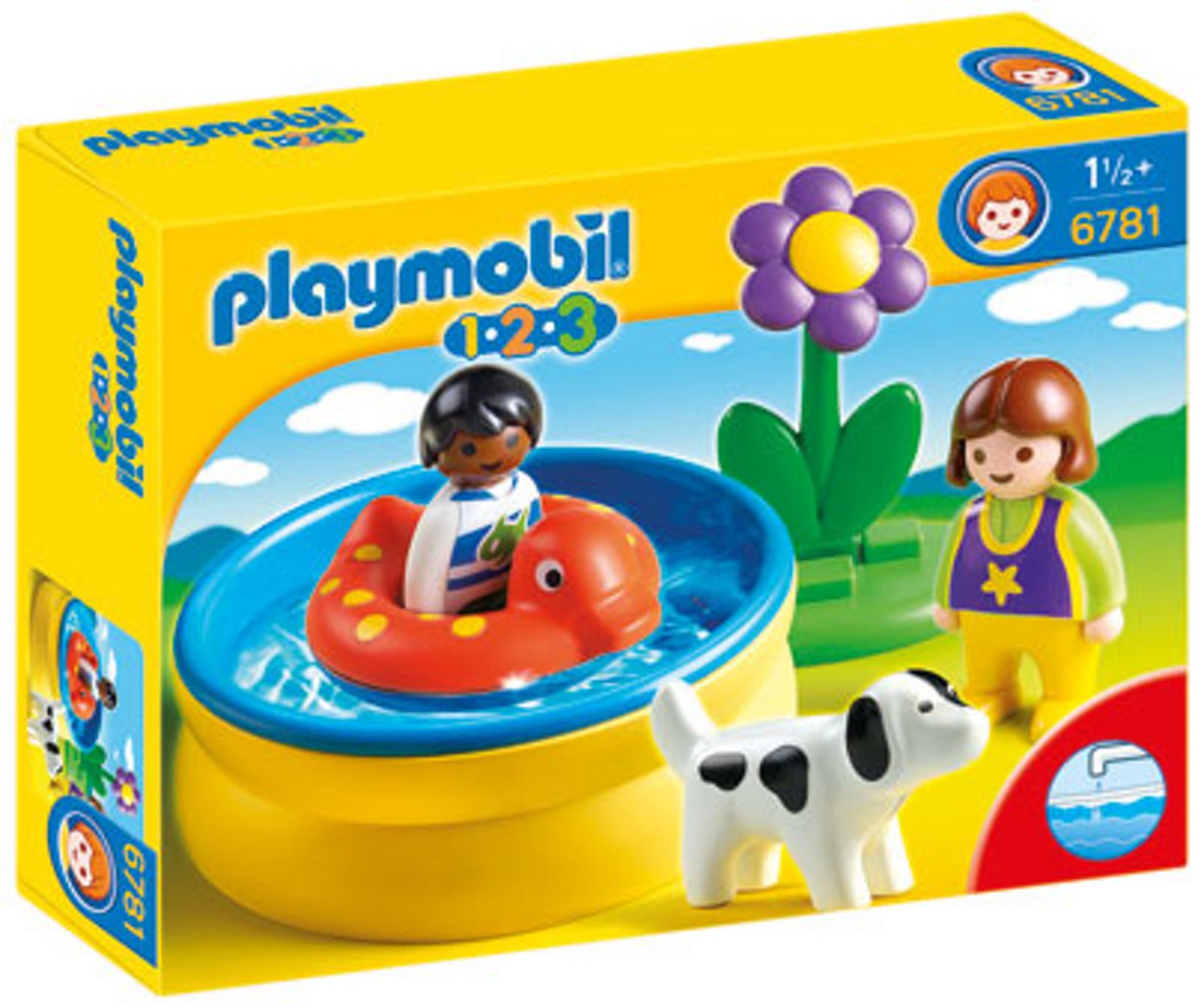 Playmobil 6781 1.2.3 Wading Pool, Fun Imaginative Role-Play, PlaySets Suitable for Children Ages 4+