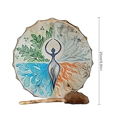 FIRLAR Shaman Drum,10 Inch Shaman Hand Drum With