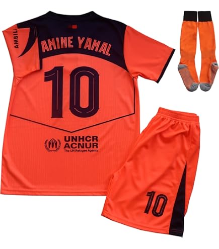 Amazon.com : CEKFAX 2024/2025 Third #10 Football Soccer Kids