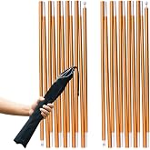 TRIWONDER Tent Poles Replacement Aluminum Camping Rod Accessories Pre-Assembled Tent Pole Repair Kit, 2 Pcs