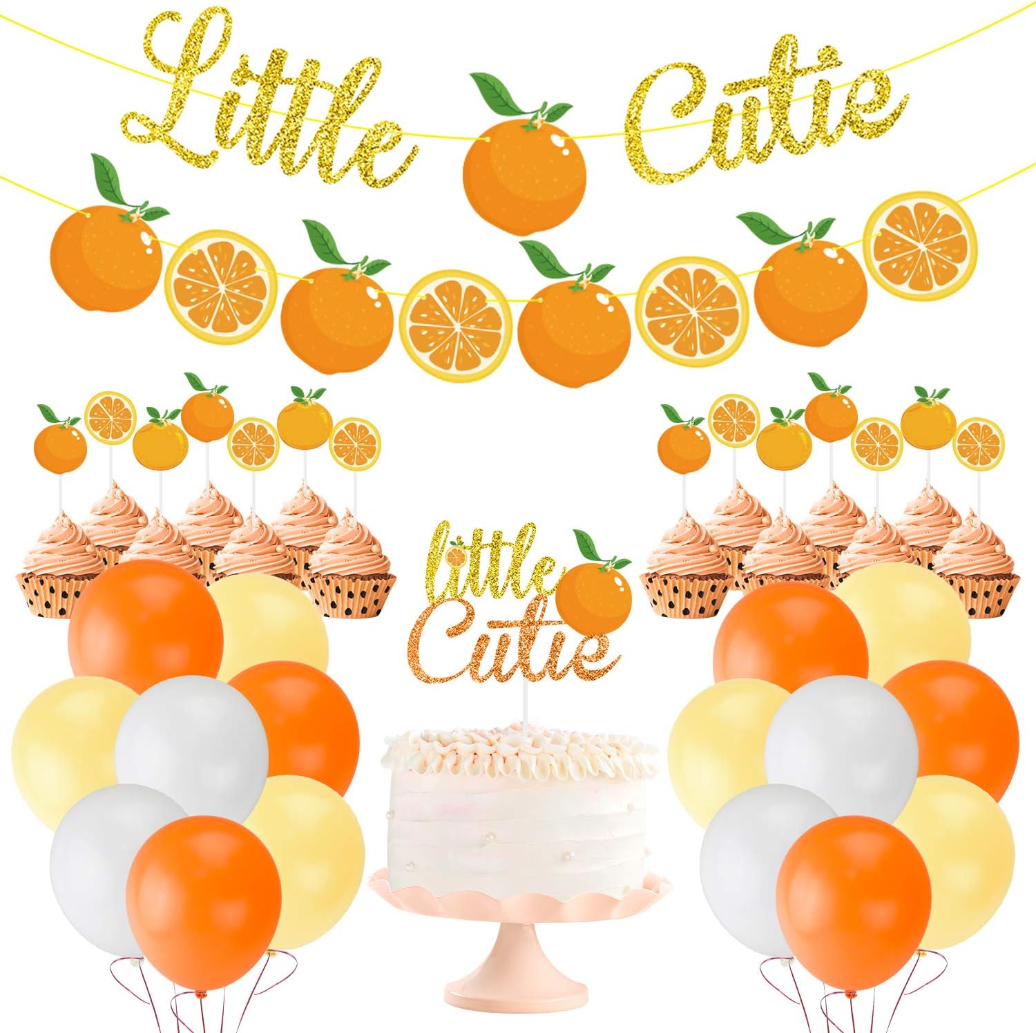 Little Cutie Baby Shower Decorations Little Cutie Citrus