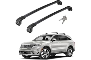 HmmtyRack Lockable Roof Rack Cross Bars Compatible with KIA Sorento LX/S/EX/SX/SX Prestige AWD/Sorento HYBIRD EX/SX Prestige 2021-2024/Kia HybridSportage EX 2024 for Rooftop Cargo Carrier LuggageKayak