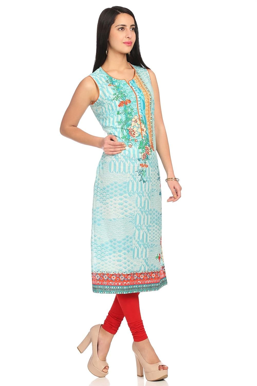 biba women's straight kurta