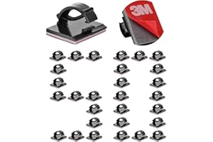 Self Adhesive Cable Clips Management Strong Wire Holders Cord Organizer Cable Clamp Sticky Desk Management for Office Home Ca