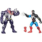 MixMashers Marvel Venom vs. Venomized Spider-Man, Custom Action Figure & Accessories 2-Pack, 5-Inch-Scale (12 cm) Super Hero 