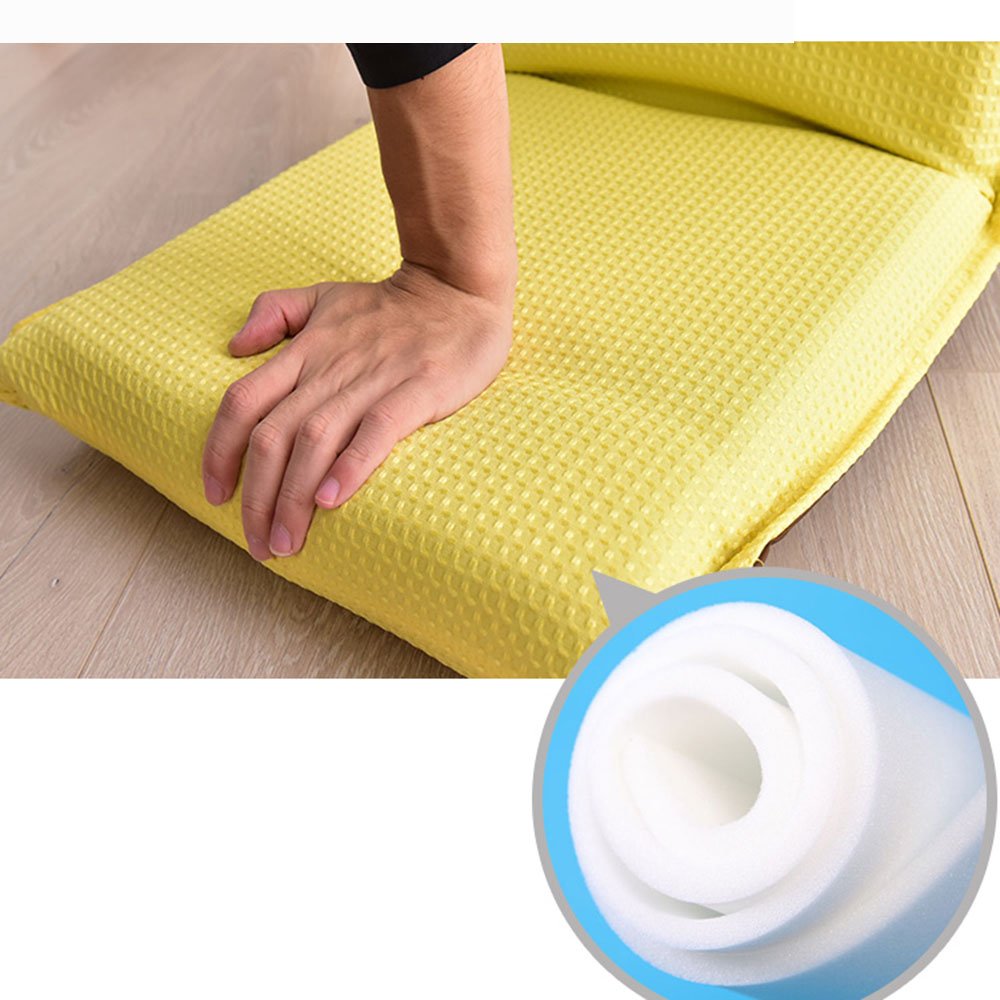 Colore Giallo Camera Da Letto Pieghevole Pigro Sedia