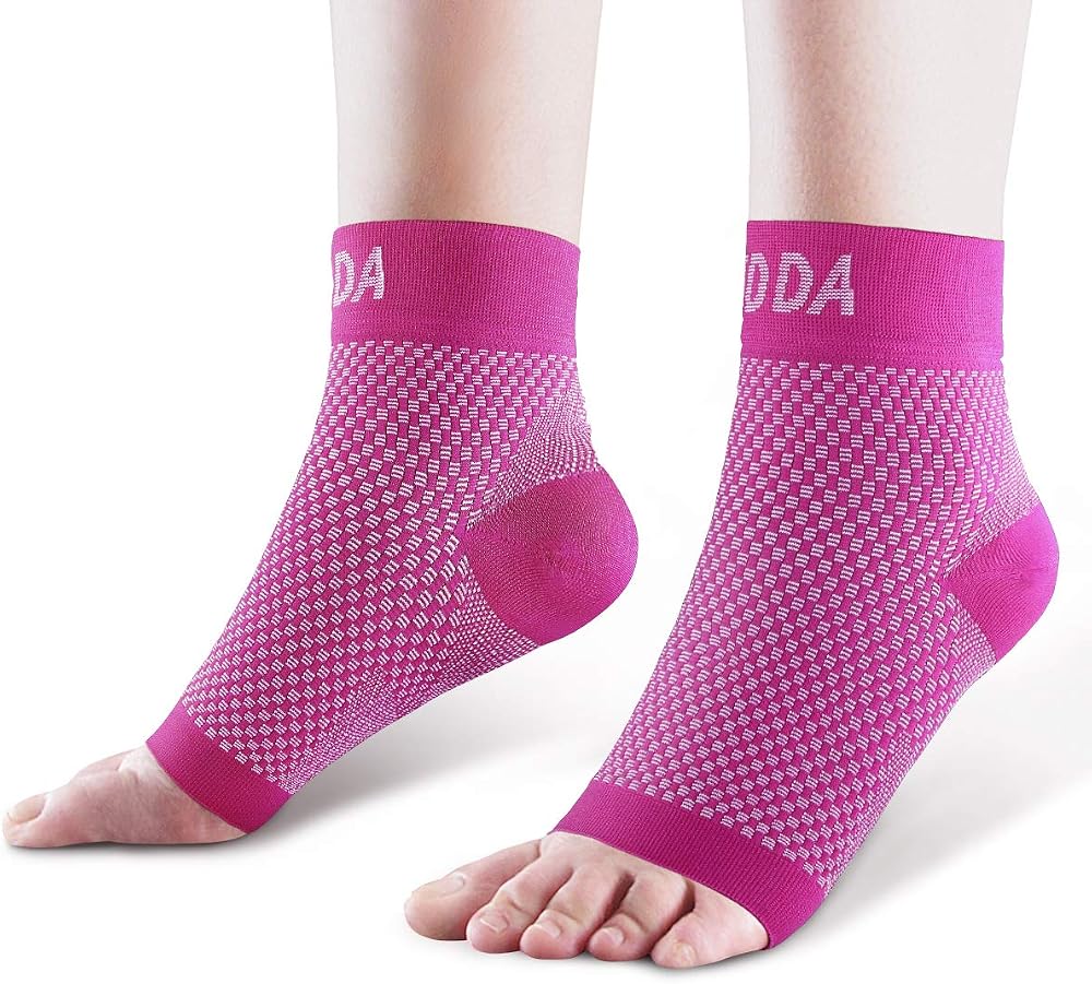 AVIDDA Ankle Support Brace 2 Pack Pink Compression Sleeve M Women Men