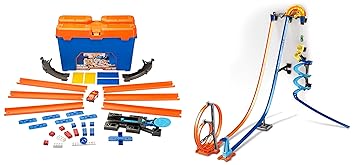 hot wheels track builder vertical launch kit