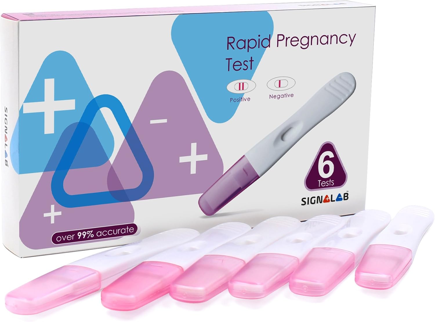 99 Accuracy Early10mlU HCG Pregnancy Test Stick/MidstreamPack of 6