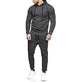 COOFANDY Men's Tracksuit 2 Piece Hooded Athletic Sweatsuits Casual Running Jogging Sport Suit Sets