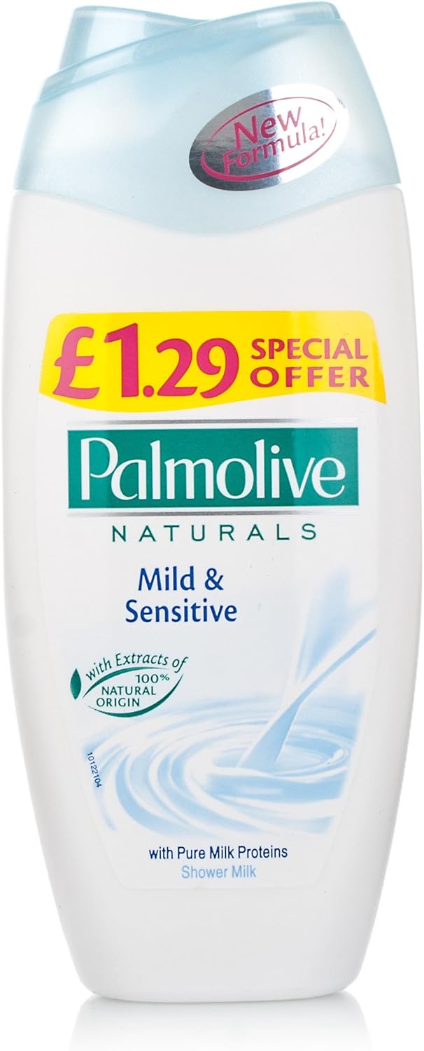 Palmolive Naturals Mild and Sensitive Shower Gel 250 ml Pack of 6
