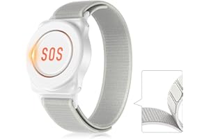 DAYTECH Wrist Alert Buttons for Seniors, Must Be Paired with Receiver to Function, Hook-and-Loop Strap (Referred to as Velcro
