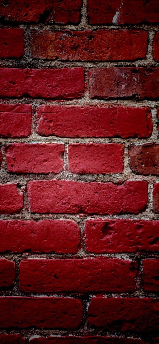 PeelitStickit Brick Texture in Red Style, Wallpaper Design, Wall Mural ID-046, vinyl, Multi-colour