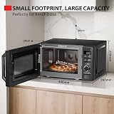 Toshiba 20L Digital Microwave Oven 800W Grill 1000W Combo Mirror Door view 7