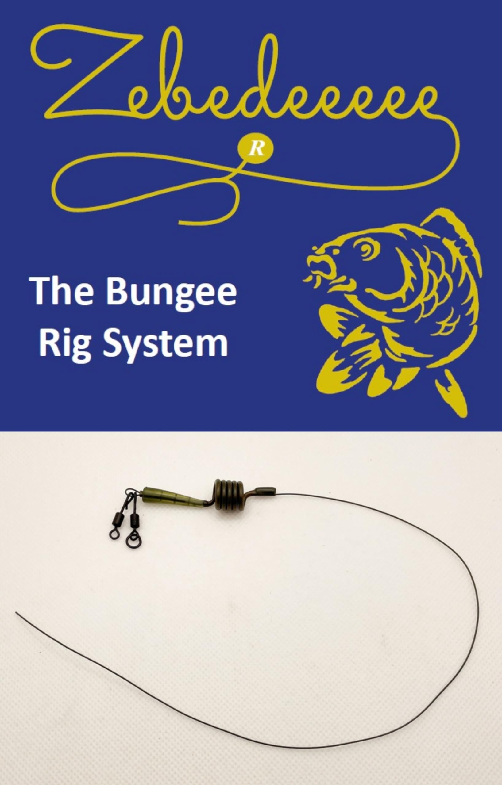 Mankey Monkey Pre Tied Zebedee Carp Fishing Rig, 15lb, 25lb, 35lb Line Breaking Strain (15lb Line Breaking Strain)