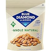 Blue Diamond Almonds Whole Natural Raw Snack Nuts, 25 Oz Resealable Bag (Pack of 1)
